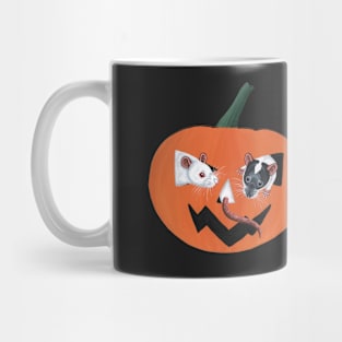 Rat Pumpkin Mug